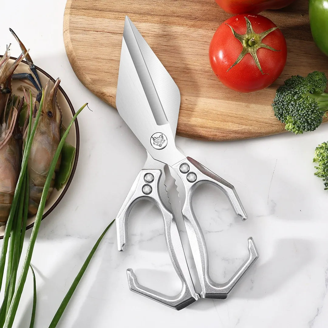 🔥1 τεμάχιο 27 ευρώ✂️🔥 Πολυλειτουργικό ψαλίδι κουζίνας βαρέως τύπου – Κόβει εύκολα όλα τα είδη τροφίμων 🍗