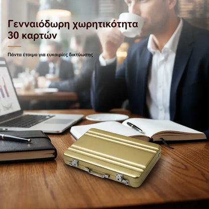 💼 Μίνι θήκη καρτών από αλουμίνιο｜Συμπαγής, κομψή και ανθεκτική ✨