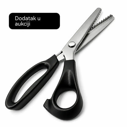 🔥2 komada 49 KM✂️ Profesionalne nazubljene makaze – Oštre nazubljene makaze