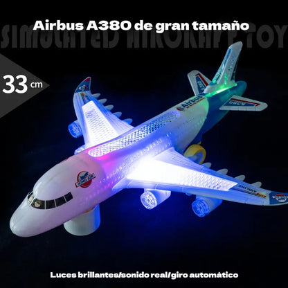 🥳🔥 Μισή τιμή! 📣✈️ Ηλεκτρικό αεροπλάνο σε κλίμακα, εξοπλισμένο με ρεαλιστικούς ήχους κινητήρα και διαλείποντα φώτα LED.