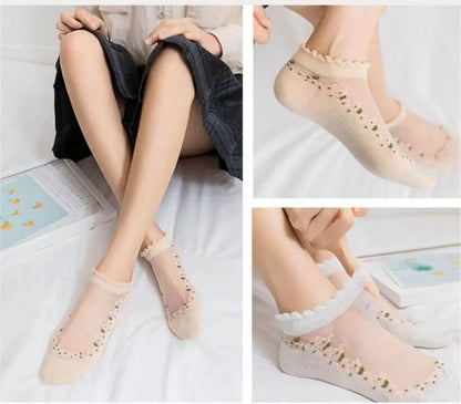🔥Utolsó napi akció -【7 párban】🧦nyári légáteresztő zokni Anyaga: pamut