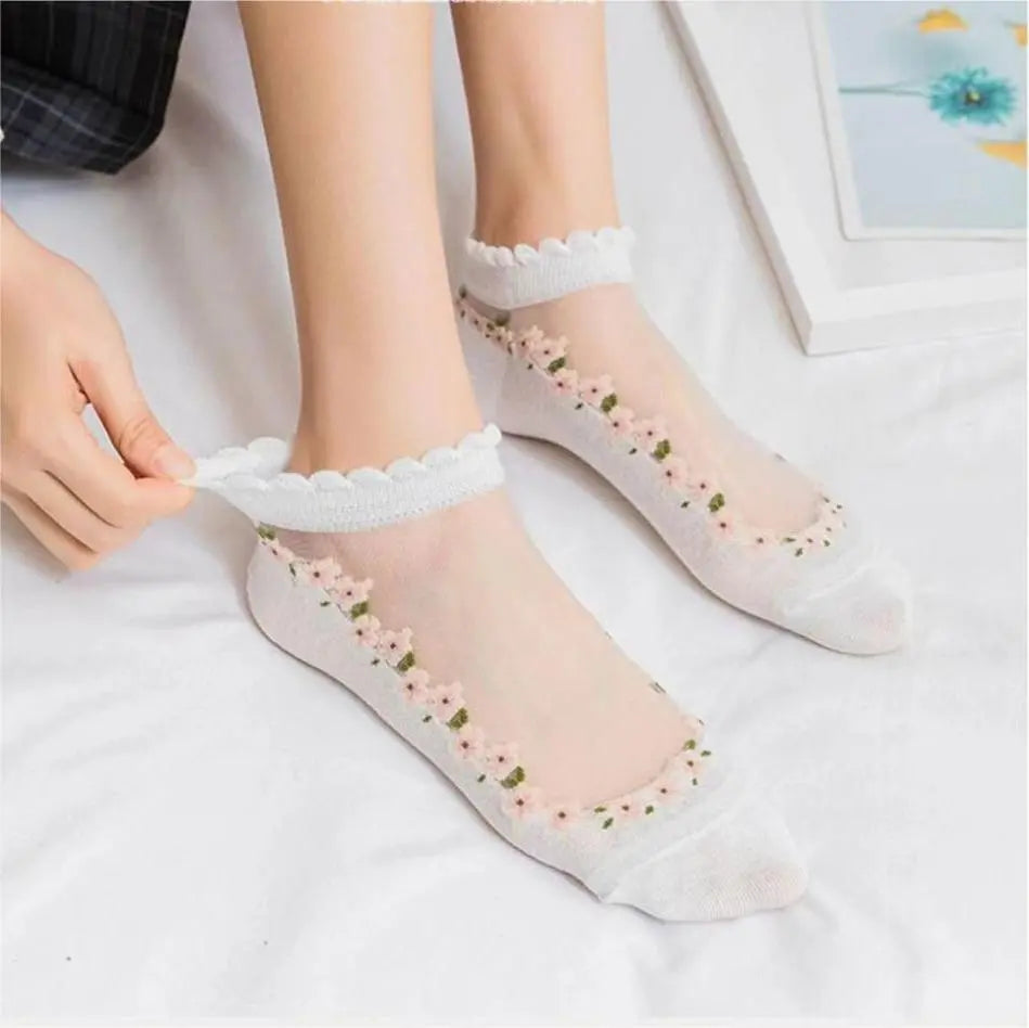 🔥Utolsó napi akció -【7 párban】🧦nyári légáteresztő zokni Anyaga: pamut
