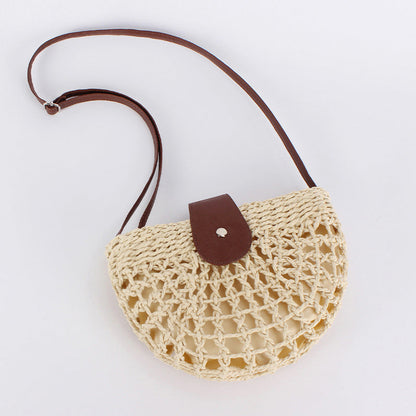 🌿 Bolso Bandolera de Rafia Artesanal con Gran Capacidad | Elegante, Cómodo y Perfecto para Verano