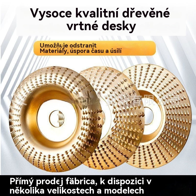 【3 kusy 480 Kč】 Multifunkční kotouč pro tvarování úhlové brusky na dřevo