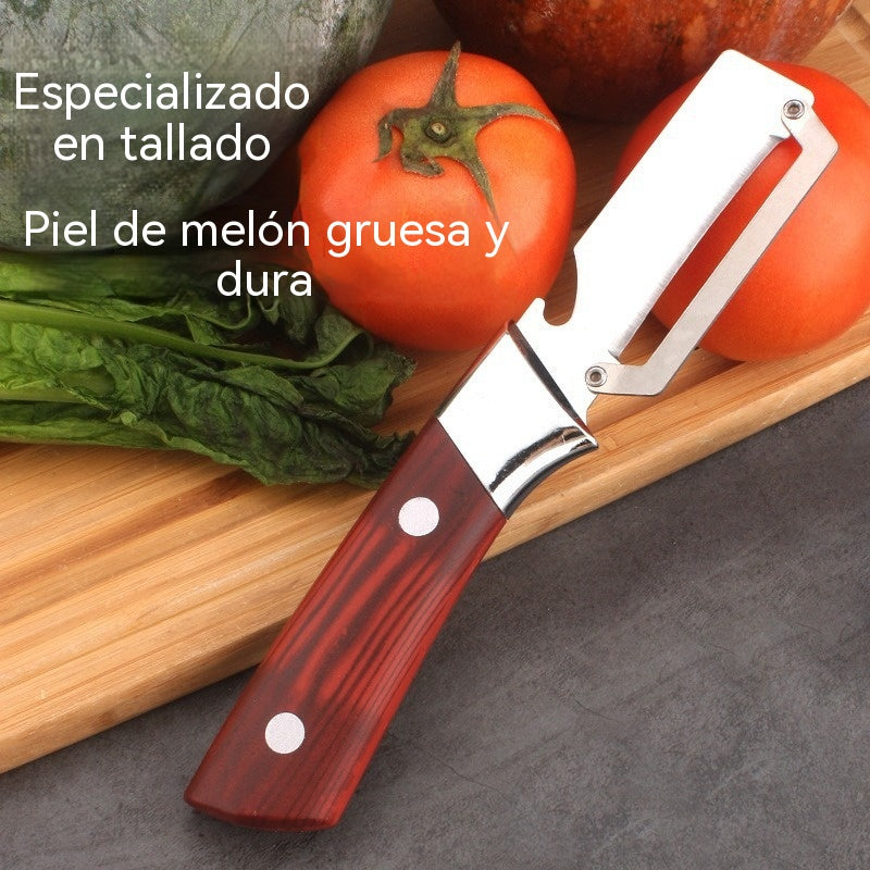 【2 artículos por 22 euros】Pelador multifuncional de acero inoxidable
