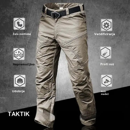 Najbolje prodajane Moške vrhunske maskirne taktične bojne hlače [S-5XL] z žepi, vodoodporne in trpežne