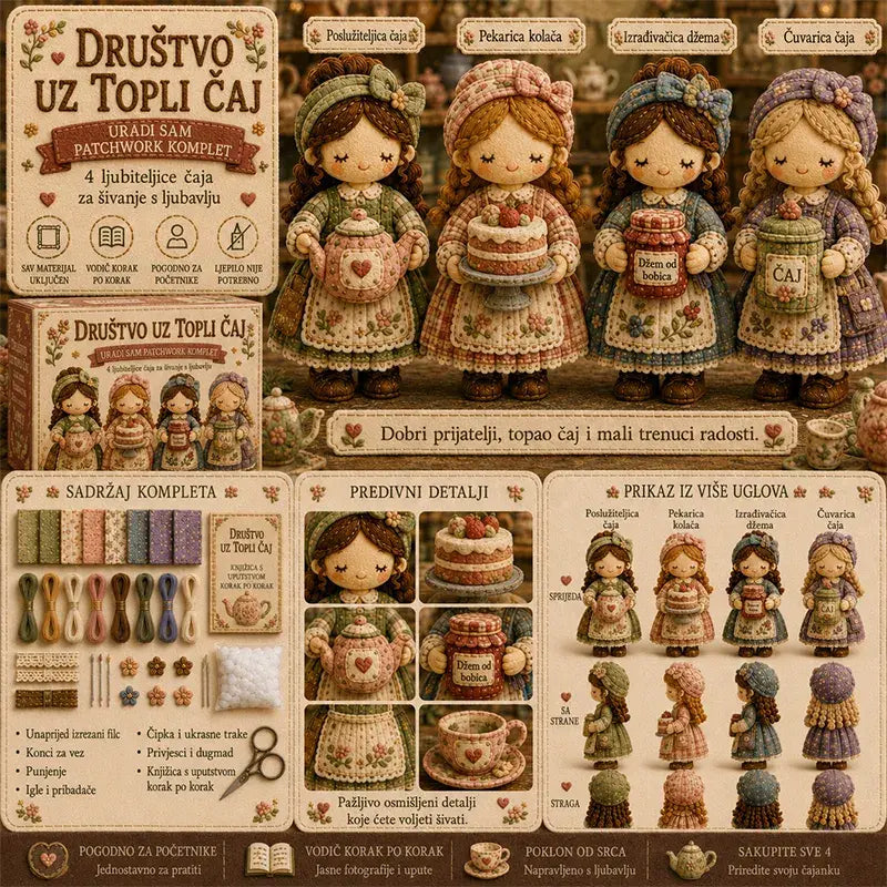 🎁Posljednji dan: Iskoristite 49% popusta! 🧵 Minijaturni komplet za patchwork iz serije Miniature World.