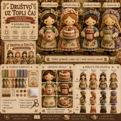 🎁Posljednji dan: Iskoristite 49% popusta! 🧵 Minijaturni komplet za patchwork iz serije Miniature World.