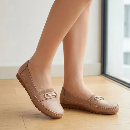 👞【36-43】Γυναικεία επίπεδα slip-on παπούτσια – καθημερινά και άνετα – ελαφριά και αναπνεύσιμα.