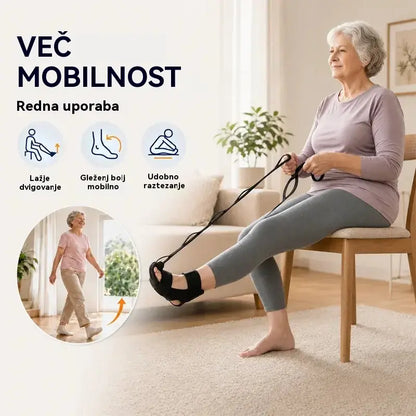 【2 buc】Centură de Stretching și Întindere Ligamente pentru Yoga și Fitness – Curea Respirabilă și Reglabilă pentru Glezne și Picioare, Recuperare și Flexibilitate