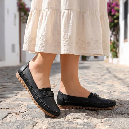 👞【36-43】Γυναικεία επίπεδα slip-on παπούτσια – καθημερινά και άνετα – ελαφριά και αναπνεύσιμα.
