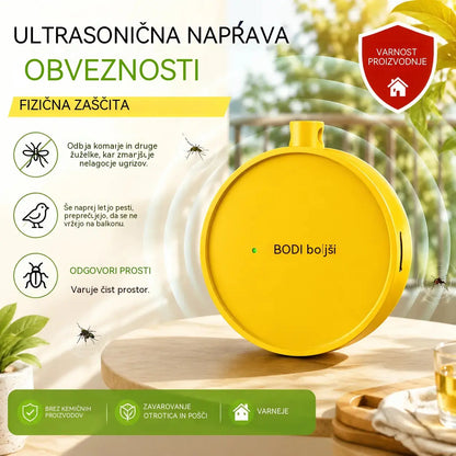 【2 za samo 23 €】 Prenosni ultrazvočni odganjalec ptic | Avtomatski odganjalec golobov, primeren za balkone, vrtove in zunanje prostore