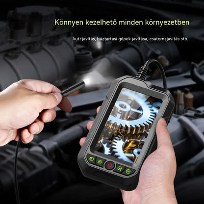 Korlátozott ideig tartó ajánlat: 50% kedvezmény!  Hordozható HD 1080p endoszkópkamera 4,3 hüvelykes kijelzővel – Vízálló (IP67), precíziós vizsgálat, hosszú üzemidejű akkumulátor ✨