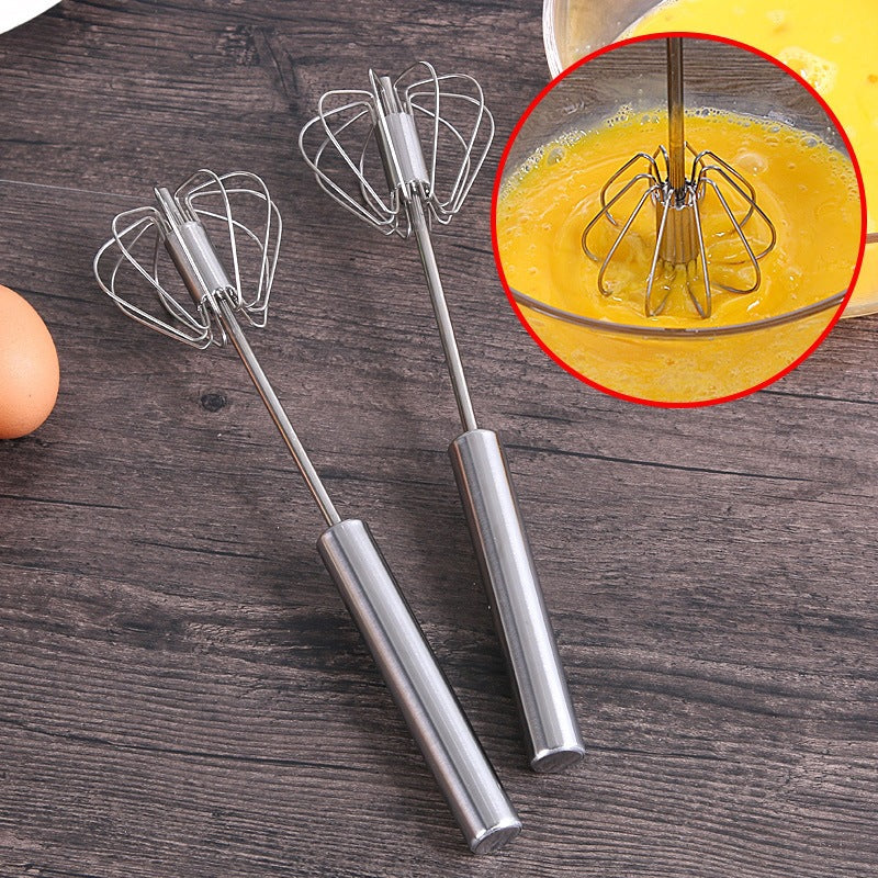 24 € [set od 3 dijela] Poluautomatska mutilica za jaja od nehrđajućeg čelika
