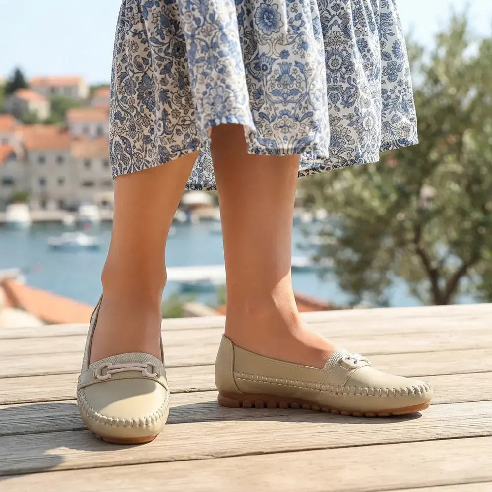 👞【36-43】Γυναικεία επίπεδα slip-on παπούτσια – καθημερινά και άνετα – ελαφριά και αναπνεύσιμα.