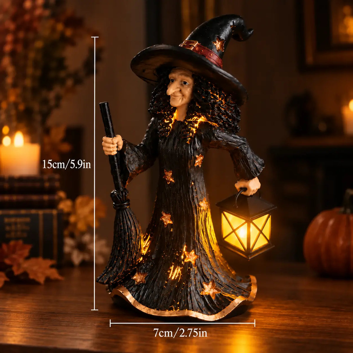 🧙✨ Διακοσμητικό για νυχτερινό φωτιστικό με αστερόμαγισσα