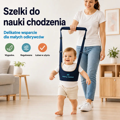 Szelki do nauki chodzenia dla niemowląt 2 w 1 – Oddychające, ergonomiczne i z ochroną przed upadkiem 👶🚼