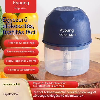 Vezeték nélküli, hatékony elektromos mini aprító