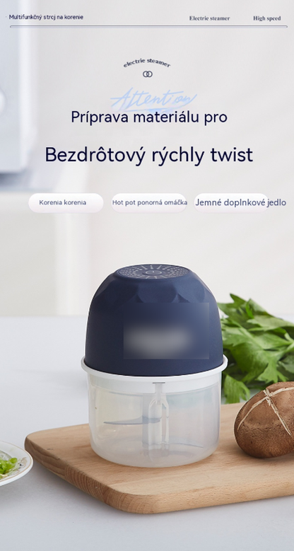 Nakrájate, pomleté a očistíte za pár sekúnd. Bez káblov, bez námahy