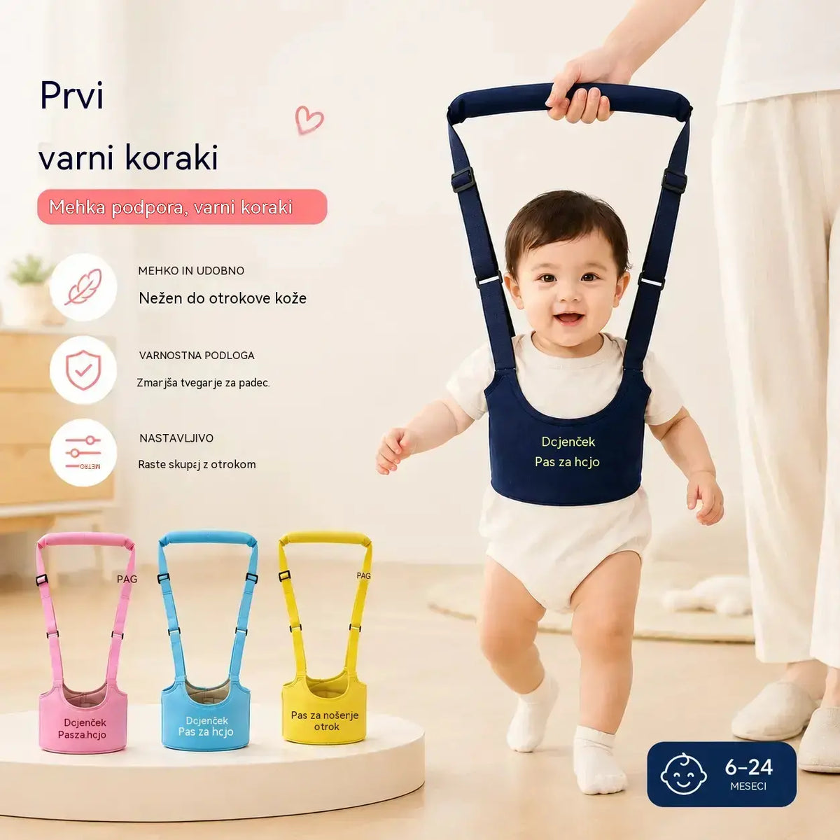 👶🚼 Nosič 2 v 1 za dojenčke – zračen, ergonomski in odporen proti padcem