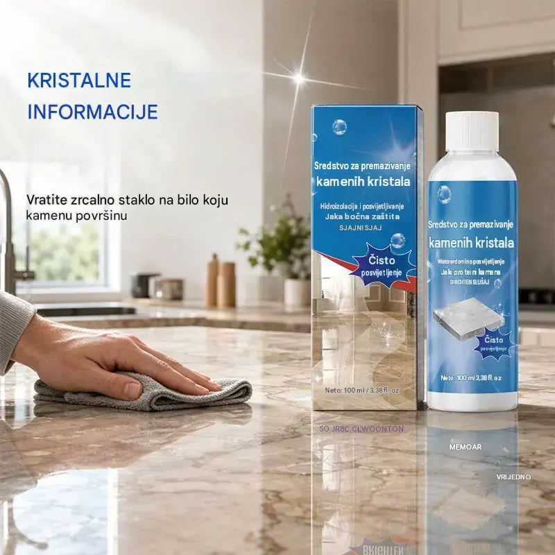 Čistilo in loščilo za marmor: nežno čisti, poudari sijaj in ščiti zatesnjeno kamnino