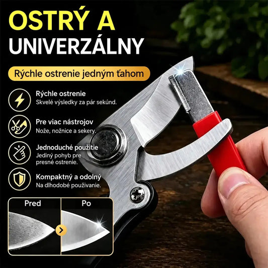 🏆Kúpte 2, dostanete 2 zadarmo! 4 kusy za 20 eur🔪 Prenosný brúsny strojček na nože a nožnice – Obnoví ostrosť len za pár sekúnd ✨