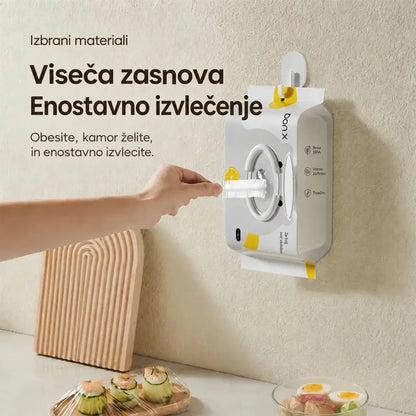 【Kupi 1, prejmi 1 brezplačno】Enkratno pokrivalo iz živilske folije, izvlečni tip, s preklopnim pokrovom za tesnjenje in zaščito pred prahom in žuželkami, za shranjevanje.