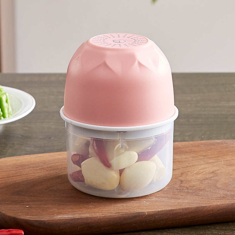 【2 artículos por 28 euros】Picadora de alimentos eléctrica mini inalámbrica y eficiente
