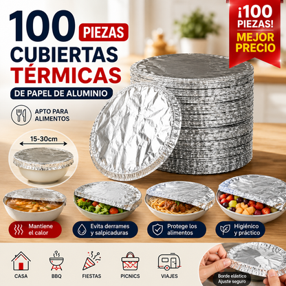 【100 piezas】28 euros Cubierta aislante de papel de aluminio
