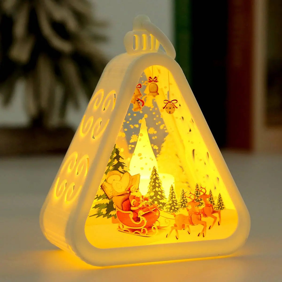 🌲🎅【1 σετ για 4 τεμ.】🎁✨ Χριστουγεννιάτικα ρετρό νυχτερινά φωτάκια | Φωτεινή διακόσμηση σε σχήμα χιονάνθρωπου + διακόσμηση για περβάζι παραθύρου ή τραπέζι
