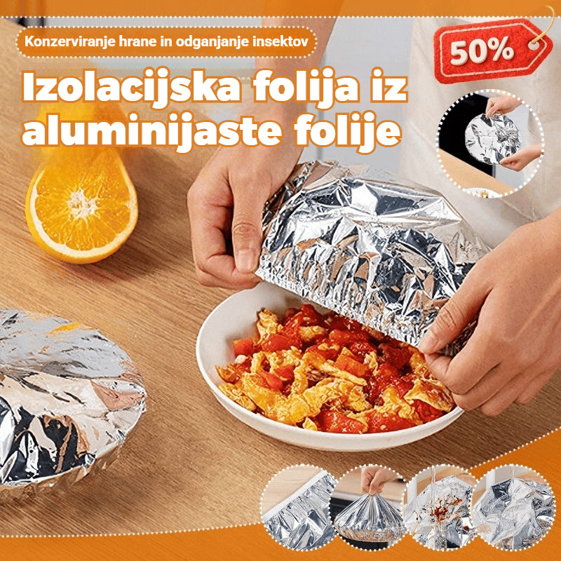 【100 kosov】27 evrov Izolacijski pokrov iz aluminijaste folije