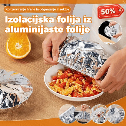 【100 kosov】27 evrov Izolacijski pokrov iz aluminijaste folije
