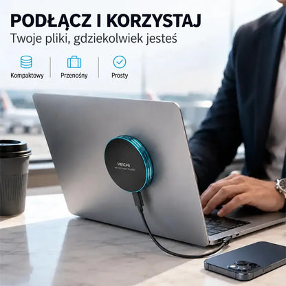 🧲 Szybki przenośny magnetyczny SSD 16TB | Transfer 1050MB/s i kompatybilność z wieloma urządzeniami ⚡