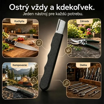 🏆Kúpte 2, dostanete 2 zadarmo! 4 kusy za 20 eur🔪 Prenosný brúsny strojček na nože a nožnice – Obnoví ostrosť len za pár sekúnd ✨
