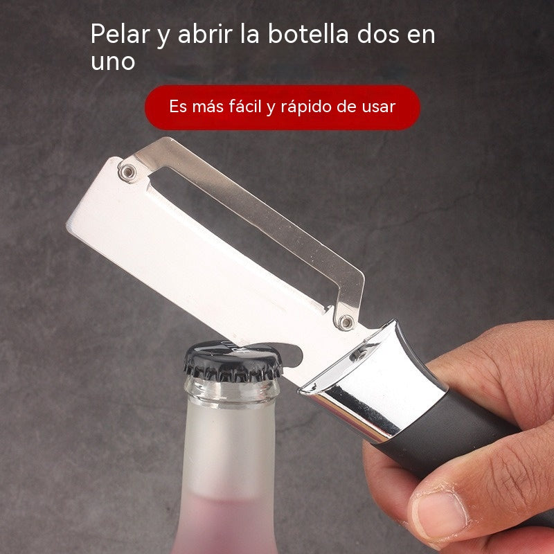 【2 artículos por 22 euros】Pelador multifuncional de acero inoxidable