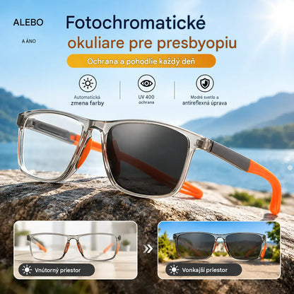 Fotokromatska, izjemno lahka očala za branje z visoko ločljivostjo, posebej zasnovana za starejše.