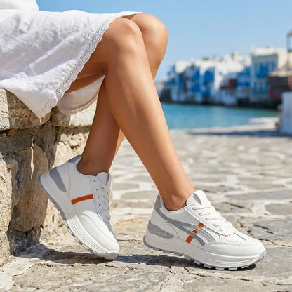 🍂 Για Άνοιξη & Φθινόπωρο! ✨ Γυναικεία Casual Αθλητικά Παπούτσια 👟 Ελαφριά Παπούτσια για Τρέξιμο, Χοντρή Σόλα με Εφέ Ύψους, Μαλακά, Αναπνεύσιμα & Άνετα, Μοντέρνα & Πολυχρηστικά 💖