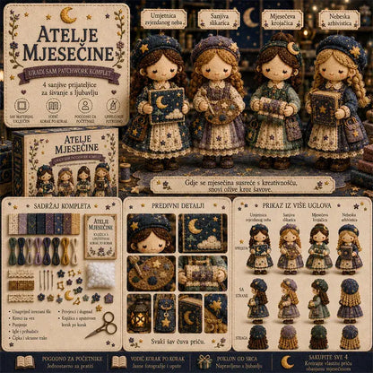 🎁Posljednji dan: Iskoristite 49% popusta! 🧵 Minijaturni komplet za patchwork iz serije Miniature World.