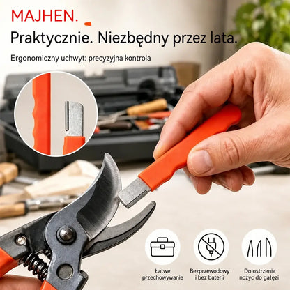 🏆 Kup 2, otrzymaj 2 gratis! (Razem 4 sztuki) 🔪 Przenośna ostrzałka do noży i nożyczek – przywraca ostrość w zaledwie kilka sekund ✨