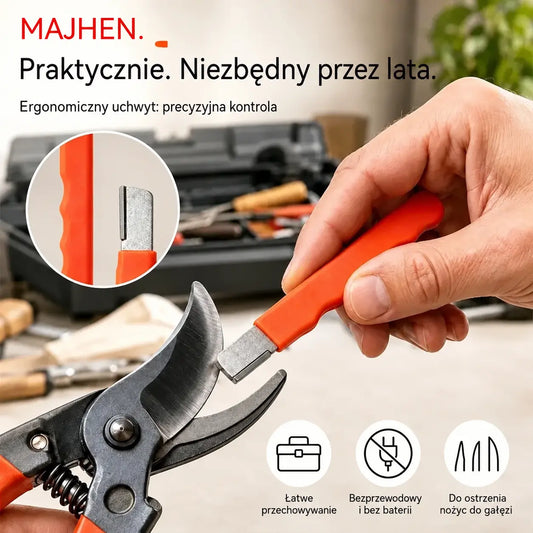 🏆 Kup 2, otrzymaj 2 gratis! (Razem 4 sztuki) 🔪 Przenośna ostrzałka do noży i nożyczek – przywraca ostrość w zaledwie kilka sekund ✨