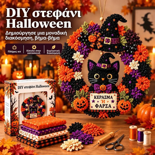 ✨ Δημιούργησε ένα χριστουγεννιάτικο στεφάνι που θα σε κάνει περήφανο/η να το εκθέτεις 🎄❤️ Κιτ χειροτεχνίας (τεχνική εισαγωγής υφάσματος 3D) με εκμάθηση και οδηγό που περιλαμβάνονται.