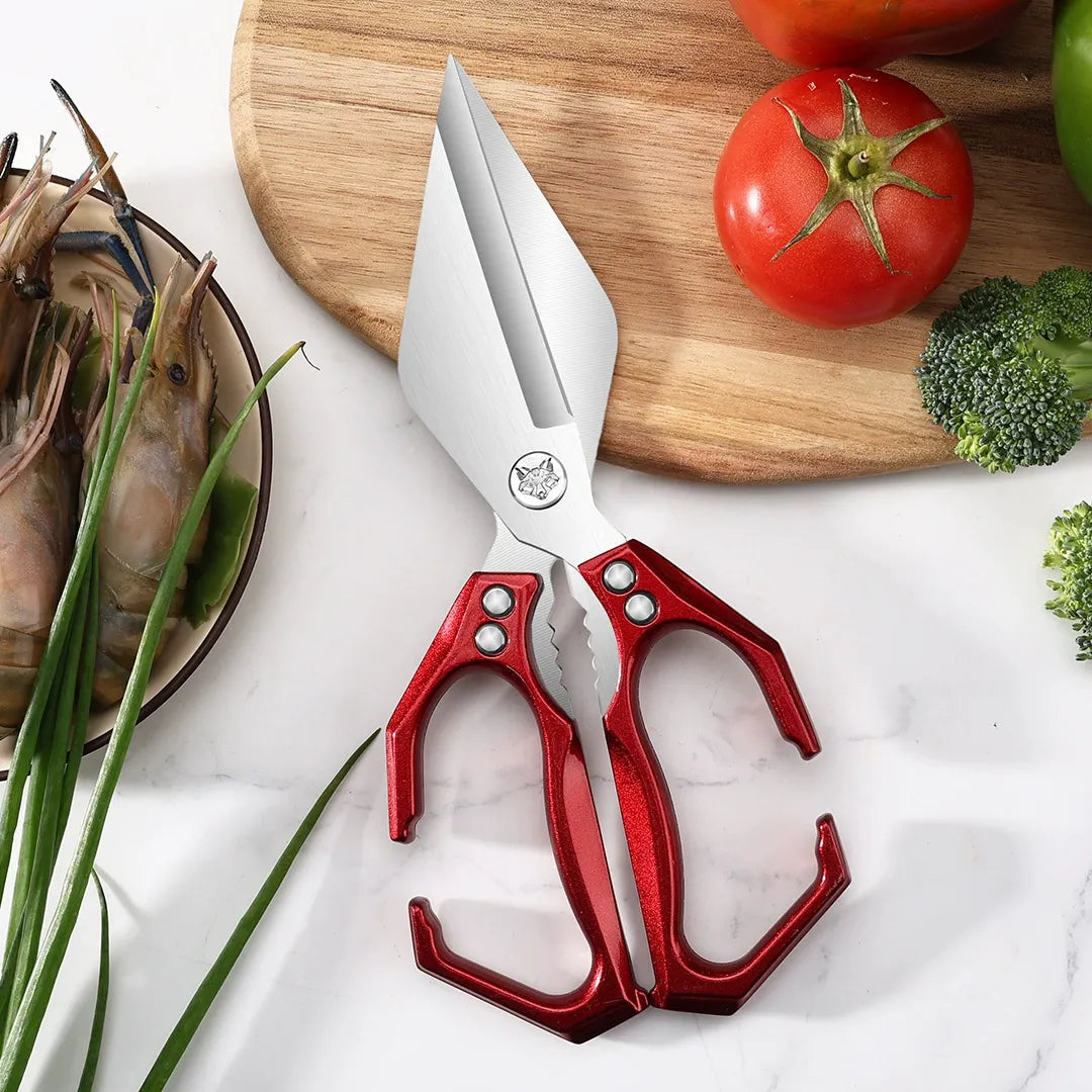 🔥1 τεμάχιο 27 ευρώ✂️🔥 Πολυλειτουργικό ψαλίδι κουζίνας βαρέως τύπου – Κόβει εύκολα όλα τα είδη τροφίμων 🍗