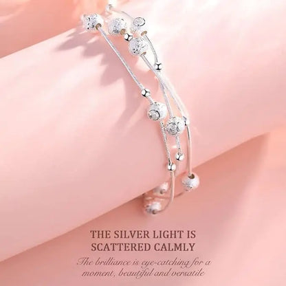 🔥✨【Compra uno y llévate otro gratis】Exquisita, elegante, moderna y brillante pulsera de plata