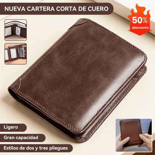 👔💳 1 kos 20 EUR ✅✨ Nova moška denarnica iz pravega usnja s protikradje