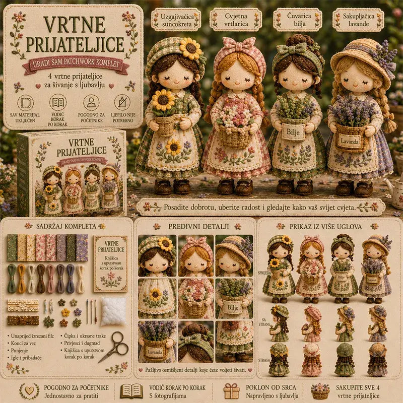 🎁Posljednji dan: Iskoristite 49% popusta! 🧵 Minijaturni komplet za patchwork iz serije Miniature World.