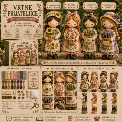 🎁Posljednji dan: Iskoristite 49% popusta! 🧵 Minijaturni komplet za patchwork iz serije Miniature World.