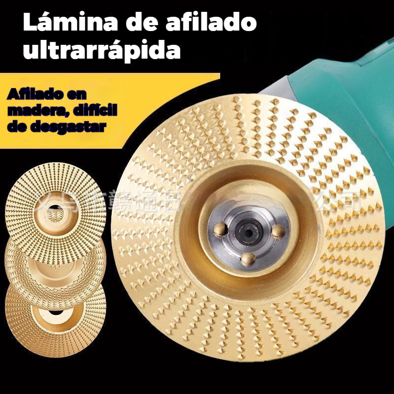 【3 piezas 24€】 Disco multifuncional para dar forma a la lijadora angular para madera