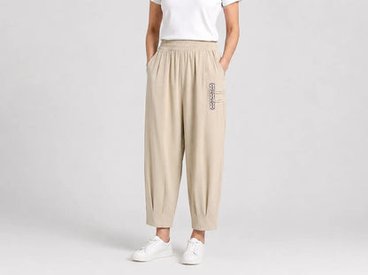 🔥✨【M-4XL】👖Nove poletne tanke bombažne lanene hlače z devetimi robovi