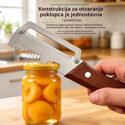 ✅【2 komada 43 KM】🧅🔪Multifunkcionalna 3-u-1 kuhinjska gulilica: Guli, reže povrće, reže meso i otvara boce! 🔥