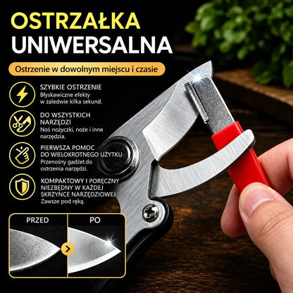 🏆 Kup 2, otrzymaj 2 gratis! (Razem 4 sztuki) 🔪 Przenośna ostrzałka do noży i nożyczek – przywraca ostrość w zaledwie kilka sekund ✨